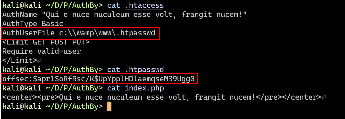 .htpasswd and .htaccess